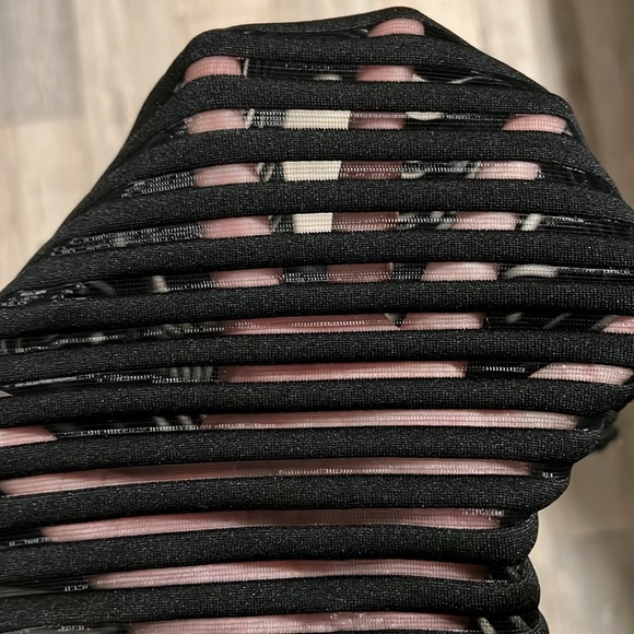 Trouve Sheer Striped Top - Picture 3 of 7